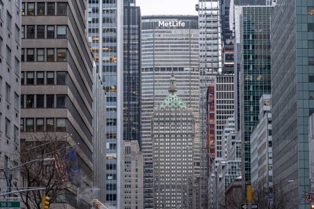 Photo for Met Life Building New York - NEW YORK, UNITED STATES - FEBRUARY 14, 2023 - Royalty Free Image