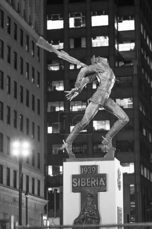 Téléchargez les photos : Mémorial de Sibérie à Jersey City - NEW YORK, ÉTATS-UNIS - 14 FÉVRIER 2023 - en image libre de droit