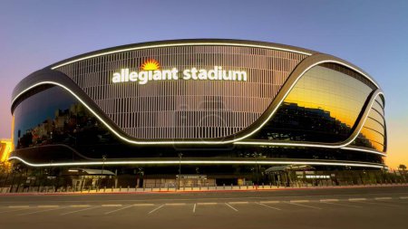 Photo for Allegiant Stadium in Las Vegas - LAS VEGAS, USA - OCTOBER 31, 2023 - Royalty Free Image