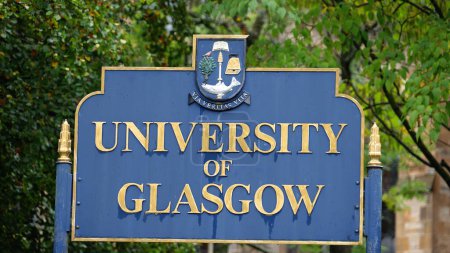 Photo for University of Glasgow- GLASGOW, UNITED KINGDOM - OCTOBER 04, 2022 - Royalty Free Image