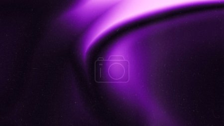 Photo for Purple and black wave gradient grainy background. Illuminated lines in purple tones. Noise texture effect. - Royalty Free Image