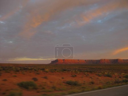 Photo for Early Morning View of Mesa Landscape near Mexican Hat, Utah. High quality photo - Royalty Free Image
