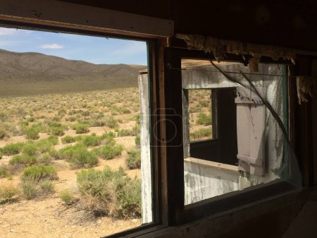 Photo for Abandoned Mining Shack in Desert, Death Valley California. Aguereberry Camp . High quality photo. - Royalty Free Image