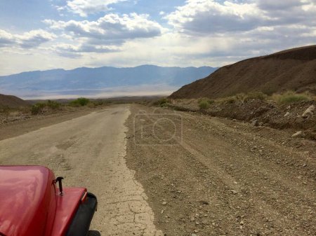 Photo for Driving on a Dirt Road in Death Valley National Park . High quality photo - Royalty Free Image