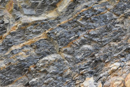 Geologisches Foto - Gesteinsschichten in der Nähe von Boulder Colorado. Hochwertiges Foto
