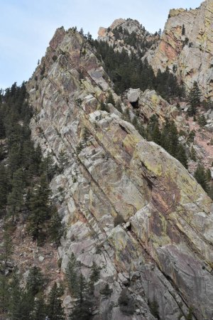 Beautiful Rocky Landscape View, Hiking Near Boulder, Colorado. High quality photo