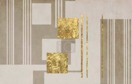 Abstract art background. Luxurious, texture background. Golden wallpaper, carpet, banners, decorative paintings. The fashion of modern art wall
