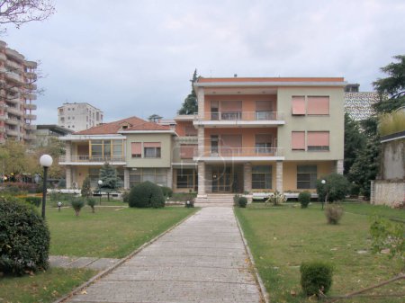 Photo for Enver Hoxha's villa in Blloku district, Tirana. - Royalty Free Image