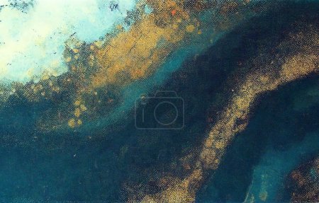 Photo for Abstract art background. The texture and bright color. The canvas painting. Contracted work of art. The spots of paint. The shadow. Modern art - Royalty Free Image