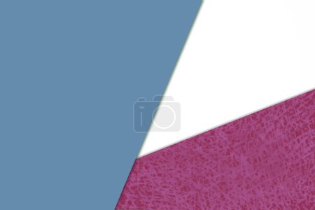 Téléchargez les photos : Papiers texturés et de couleur unie formant trois triangles pour la conception de couvertures créatives - en image libre de droit