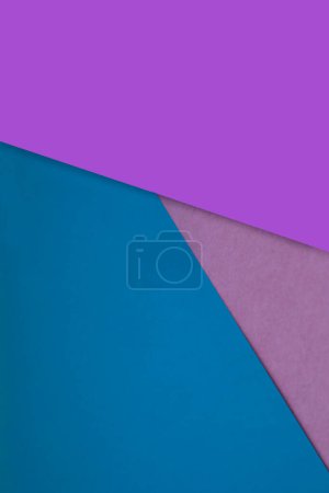 Photo for Dark and light, Plain and Textured papers background lines intersecting to form a triangle shape - Royalty Free Image