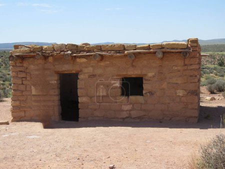 la antigua casa Navaho 