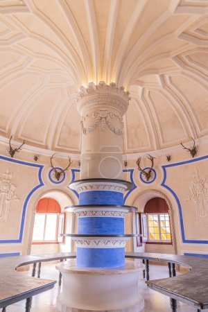 Photo for Europe, Portugal, Sintra. April 17, 2022. Interior view of the Park and National Palace of Pena, a UNESCO World Heritage Site in Sintra. - Royalty Free Image