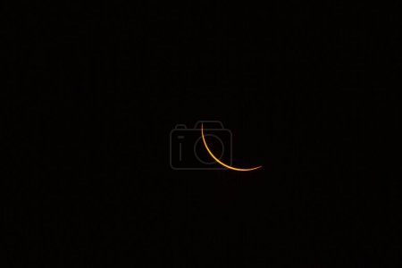 Foto de USA, Wyoming, 21 de agosto de 2017. Eclipse solar total. Cerca de la totalidad - Imagen libre de derechos