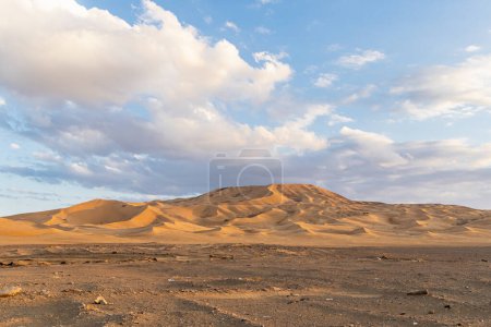 Photo for Middle East, Saudi Arabia, Tabuk Province, Tayma. Sand dunes in the Saudi Arabian desert. - Royalty Free Image