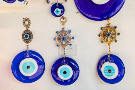 Khiva, Xorazm Region, Uzbekistan, Central Asia. Traditional glass jewelry for sale in Khiva.