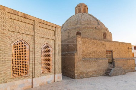 Bukhara, Uzbekistan, Central Asia. Brick dome at the Kalan Mosque in Bukhara.