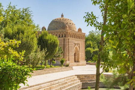 Bukhara, Uzbekistan, Central Asia. The Ismail Samani Masouleum in Bukhara.