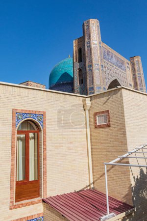 Samarkand, Samarqand, Usbekistan, Zentralasien. Die Bibi-Khanym-Moschee in Samarkand.