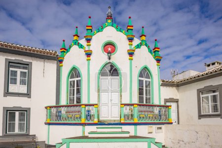 Serreta, Terceira, Açores, Portugal. Temple du Saint-Esprit, connu sous le nom d'Imperio, à Seretta.