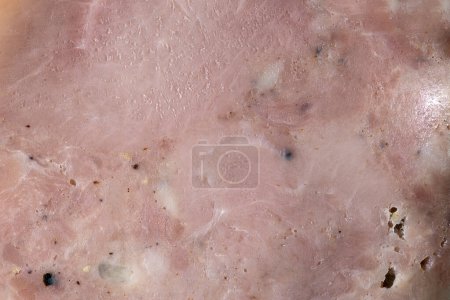 Téléchargez les photos : Gros plan sur la texture de jambon de porc, porc, porc pour faire un sandwich, texture de porc transformée - en image libre de droit