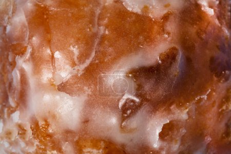 Photo for Donut texture as a background. A close shot of a donut. Macro photo.donut. - Royalty Free Image