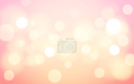 Light of love bokeh with soft light abstract background, Vector eps 10 illustration bokeh particles, Background decoration