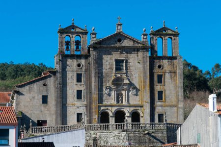 Padron, Galicia. Spain. February 6, 2023. View of Convent of O Carme. Convento do Carmo