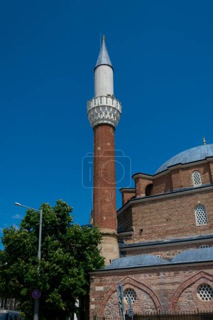 Photo for Banya Bashi Mosque,  built over natural thermal spas and famous for its large dome and the minaret. Sofia, Bulgaria - Royalty Free Image