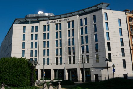 Photo for Sofia, Bulgaria. August 20, 2023. Hyatt Regency Sofia Hotel - Royalty Free Image