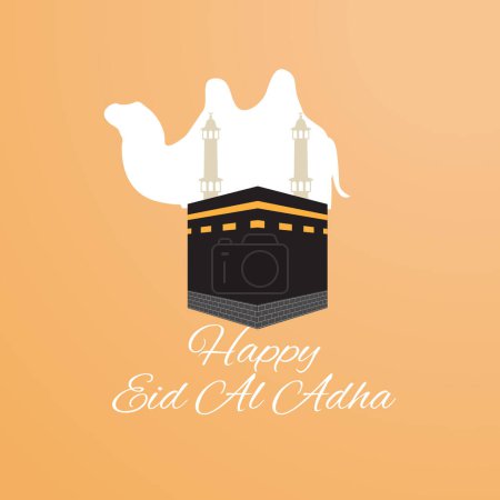 eid al adha greeting card for social media post