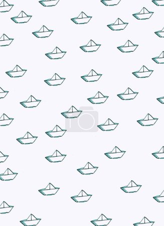 boats pattern background abstract 