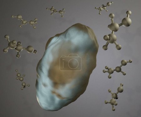 Photo for Saccharomyces cerevisiae is a highly ethanol tolerant organism 3D - Royalty Free Image