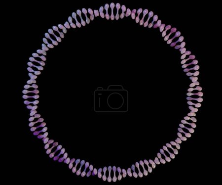 Téléchargez les photos : Un plasmide est une petite molécule d'ADN circulaire trouvée dans les bactéries et certains autres organismes microscopiques rendu 3d - en image libre de droit