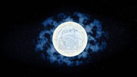 Foto de Representación 3d de Lucy como una estrella Diamond, más exactamente una enana blanca cristalizada o conocida como trozo de carbono cristalizado - Imagen libre de derechos
