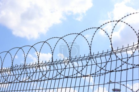 stainless steel razor wire fence