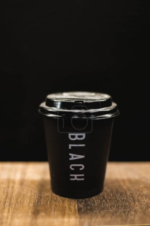Photo for A company in Indonesia produces coffee that packed in a black cup - Royalty Free Image