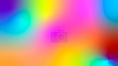 Photo for Holographic gradient background for product art design, social media, banner, poster, card, website design, digital screens, smartphones or laptop wallpaper and Much More. - Royalty Free Image