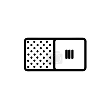 Illustration for Switch Vector Icon, Outline style, isolated on white Background. - Royalty Free Image