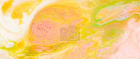 Abstract Fluid Art Background with Swirling Pastel Colors, Liquid Marble