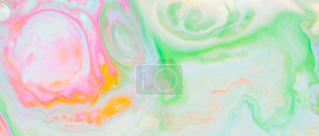 Antecedentes de arte fluido colorido abstracto en superficie líquida