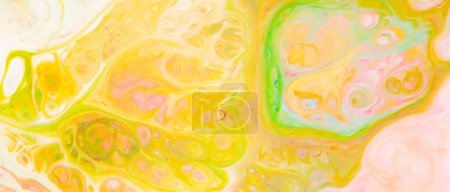 Textura de arte fluido con formas giratorias, fondo colorido abstracto