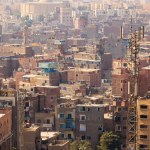 Roof view of downtown Cairo - Egypt.
