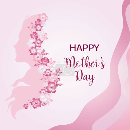 Photo for Gentle background, greetings, card with Mother's Day, Women's Day, Happy Birthday. With space for text. - Royalty Free Image