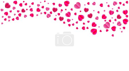 Illustration for Background with flying hearts. Love. Valentine's day. For invitations, postcards, greetings and your decor.Background with flying hearts. Love. Valentine's day. For invitations, postcards, greetings - Royalty Free Image