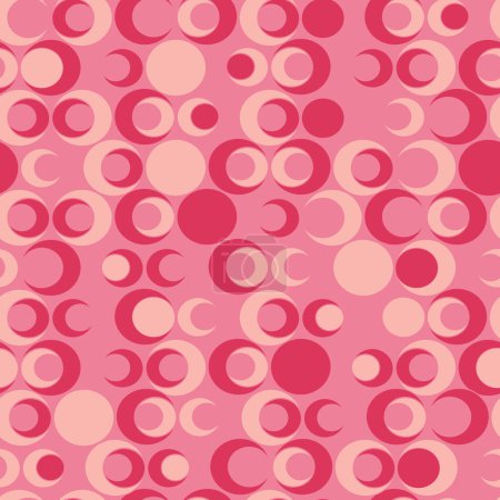 Téléchargez les photos : Vector rose géométrique abstrait fond motif sans couture. Parfait pour les projets de tissu, scrapbooking et papier peint. Idéal pour l'emballage en papier, le textile et bien plus encore. Conception de motif de surface - en image libre de droit