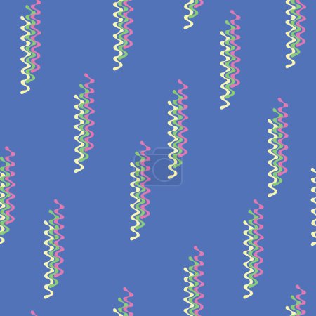 Seamless multicolored zigzag figures background. Perfect for fabric, scrapbooking, and wallpaper projects. Great for paper packaging, textile and many more. Surface pattern design