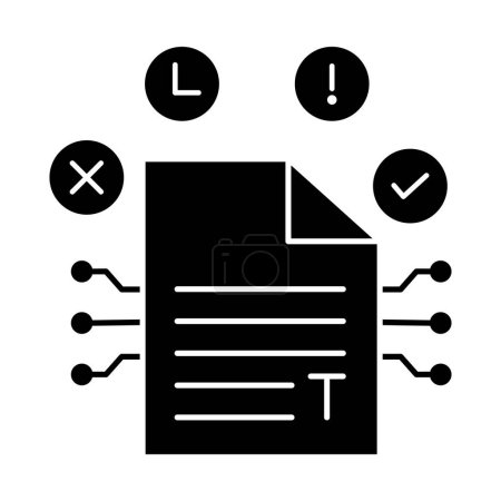 Illustration for Contextual Recommendation icon. Smart Content Suggestions. Vector Icon. Editable. Personalized suggestions, Smart recommendation, Tailored content tips. - Royalty Free Image
