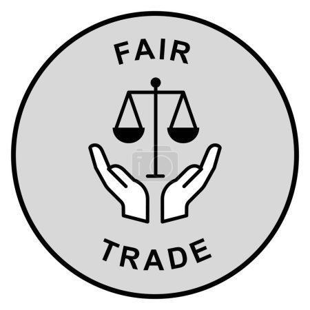 Illustration for Ethical Exchange: Fair Trade - Royalty Free Image
