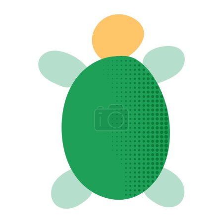 Téléchargez les illustrations : Découvrez la faune des tortues avec cette icône symbolisant les efforts pour restaurer les habitats marins et réintroduire les tortues pour des écosystèmes océaniques florissants.. - en licence libre de droit